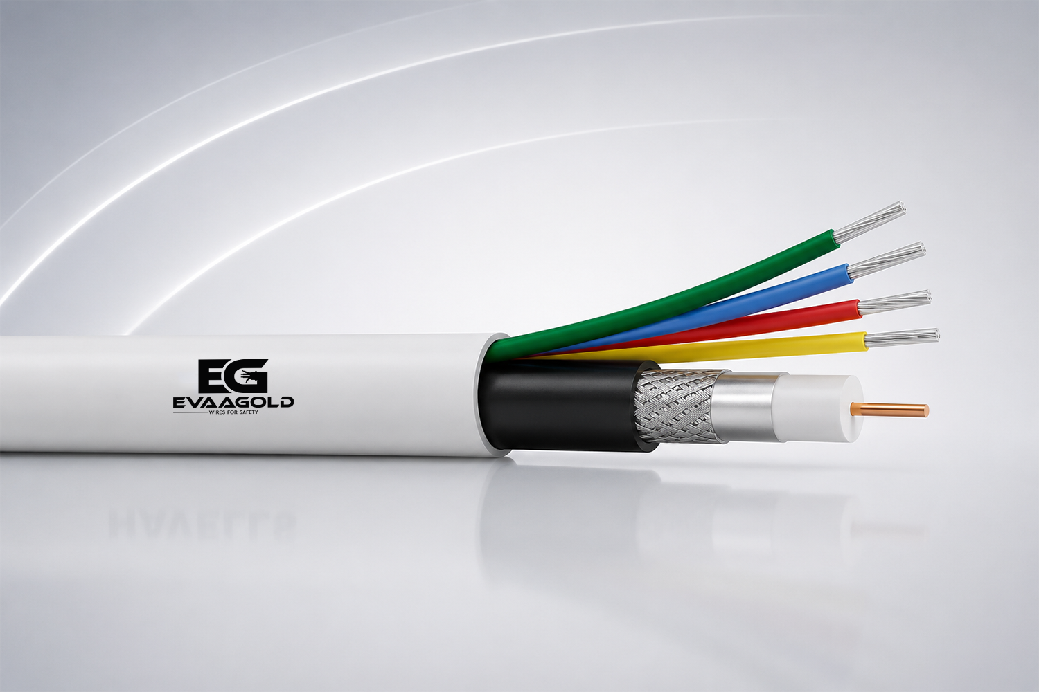 CCTV Camera Cable (3+1 / 4+1)